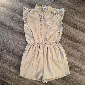 Endless Rose Ruffle Button-Front Romper